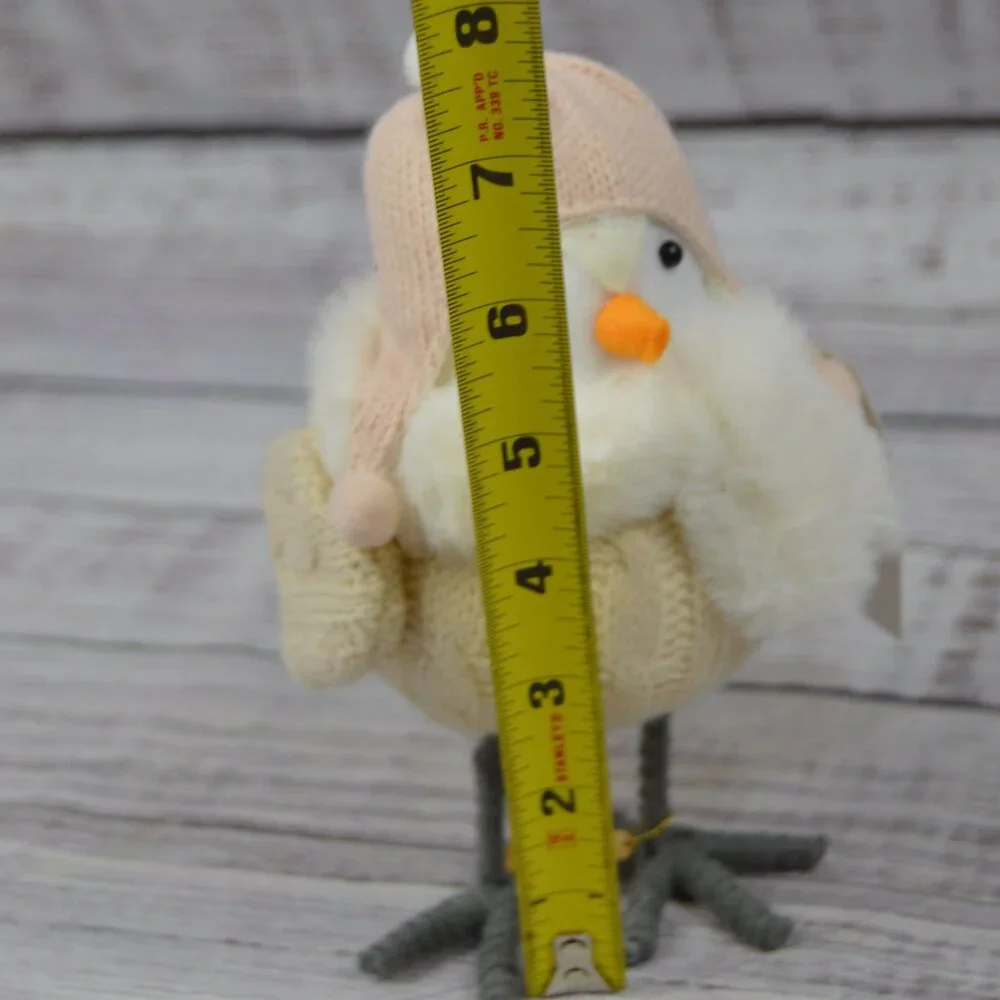 GEZELLIG 2024 Target Wondersop Featherly Friends Felt Bird Christmas Pink Fur